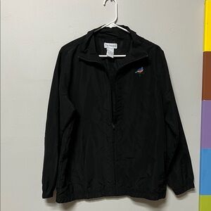 The Paragon Women's Black Jacket with Embroidered Bird